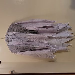 Halloween  costume Men's Victorian  Ghost size 3XL plus the wig, cane, suspender